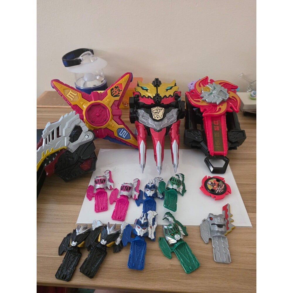 Power rangers toy lot